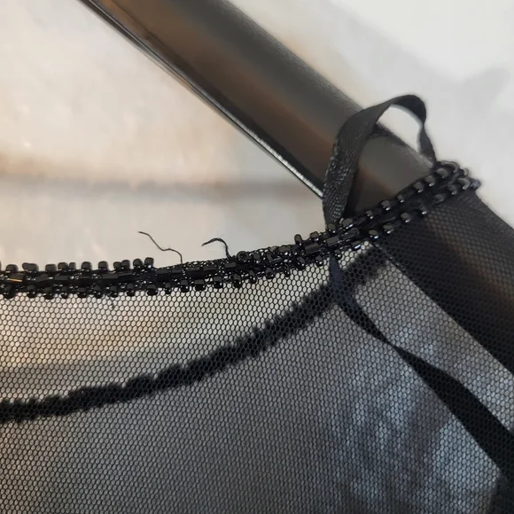 ❤️ Pisarro Nights Beaded Illusion Mesh Sheath Dress - Picture 6 of 10